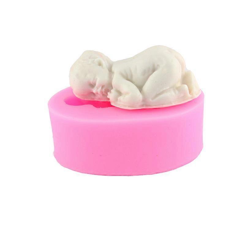 Silicone Mold Sleep Baby Shape Baking Mould For Cookie Jelly Chocolate Fondant Cake Decorating Tools