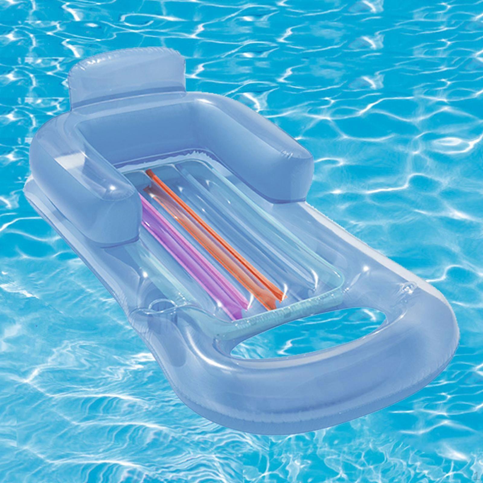 Hammock , 90kg Inflatable Lounger Float Air Bed Raft Floating Recliner Swimming Pool Toy