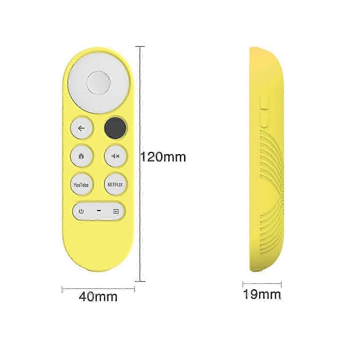 Silicone Case suitable for Google Remote Control Protective Cover Shell suitable for Google TV 2020 Voice Remote Cont