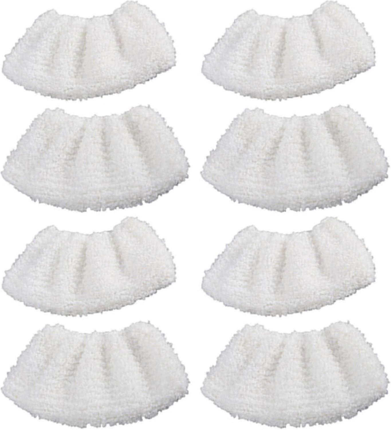 GEZICHTA 8 Pack Microfibre Cover Set for Hand Nozzle for Karcher EasyFix Steam Cleaner SC 1, SC 2, SC 3, SC 4, SC 5,pcy