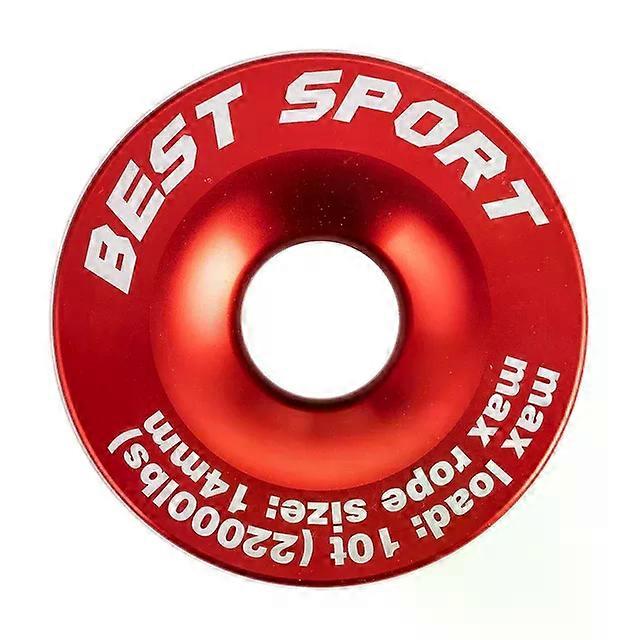 Recovery ring snatch block pulley to synthetic winch towing rope made of aluminum alloy 4x 4 accessories compatible for off-road MAXP