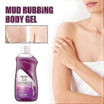 Gel esfoliante per il corpo, scrub la pelle, scrub il gel di fango, idratare e pulire in profondità la pelle, lasciando la pelle 350ml