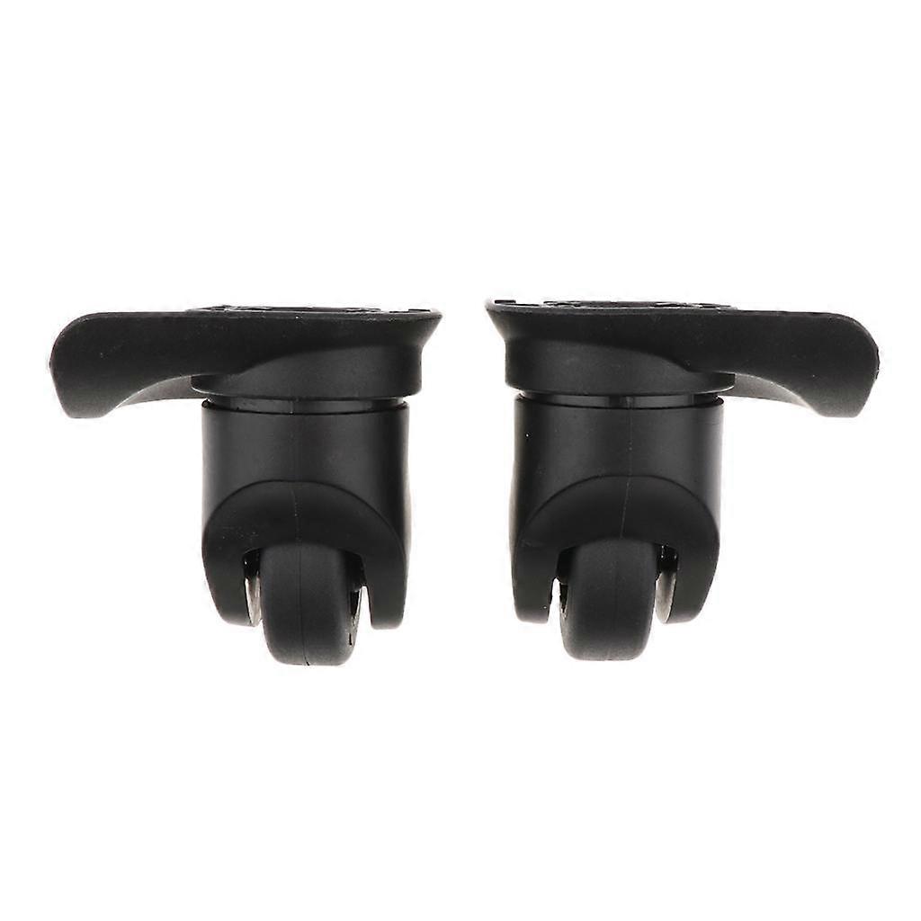 1 Pair universal Replacement Casters Black for Trolley Case / Travle Bag