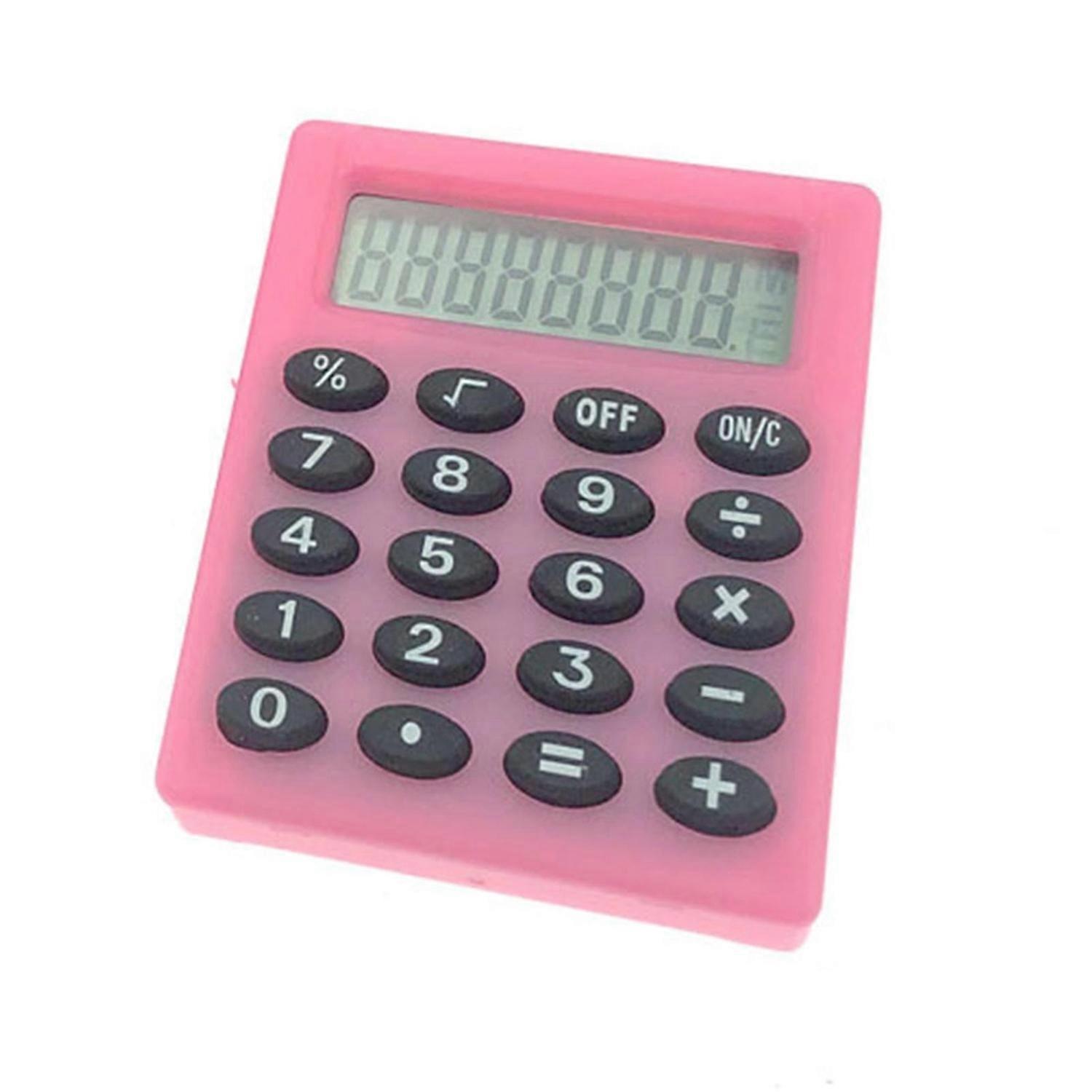 Mini Calculator Battery Powered High Accuracy Portable 8-Digit Display Student Calculator Office Sup