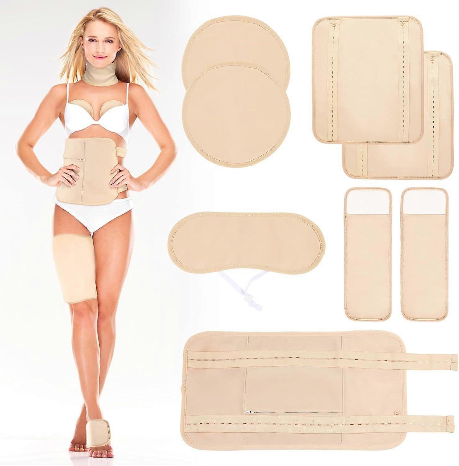 2025 Rizinusöl Pack Wrap, 8 Stück wiederverwendbare Bio Rizinusöl Pack Wrap mit