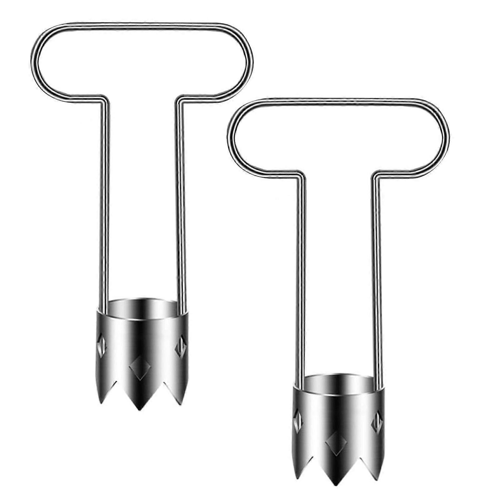 Corer Universal Stainless Steel Fruit Vegetable Coring Tool Ergonomic Portable Non-Slip Handle for Kitchen Supplies and Veggie Preparing