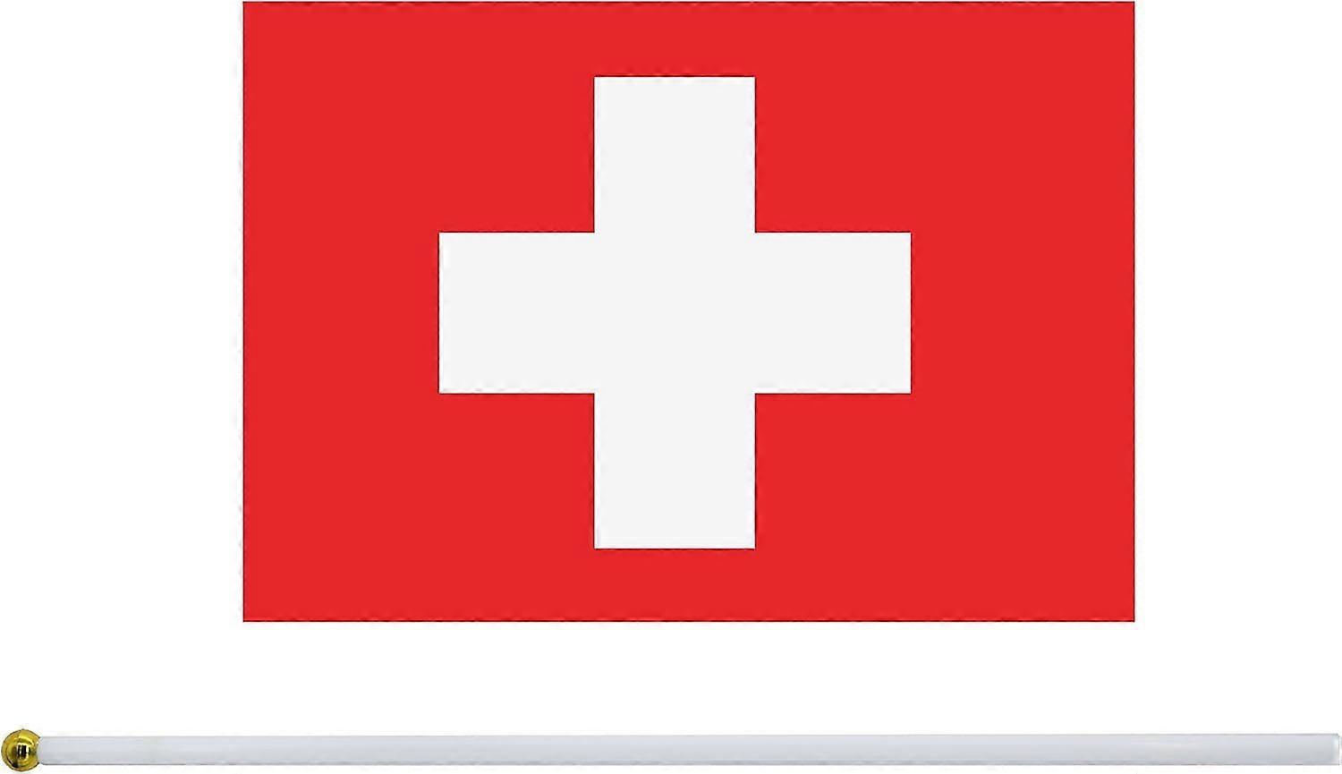 20 Bunte Mini-Flaggen Auf Stäben - 5 Farben Für Partys & Events