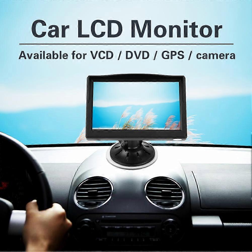 5" Inch TFT LCD Monitor Car Wireless Reversing Backup Camera Rear View System Kit