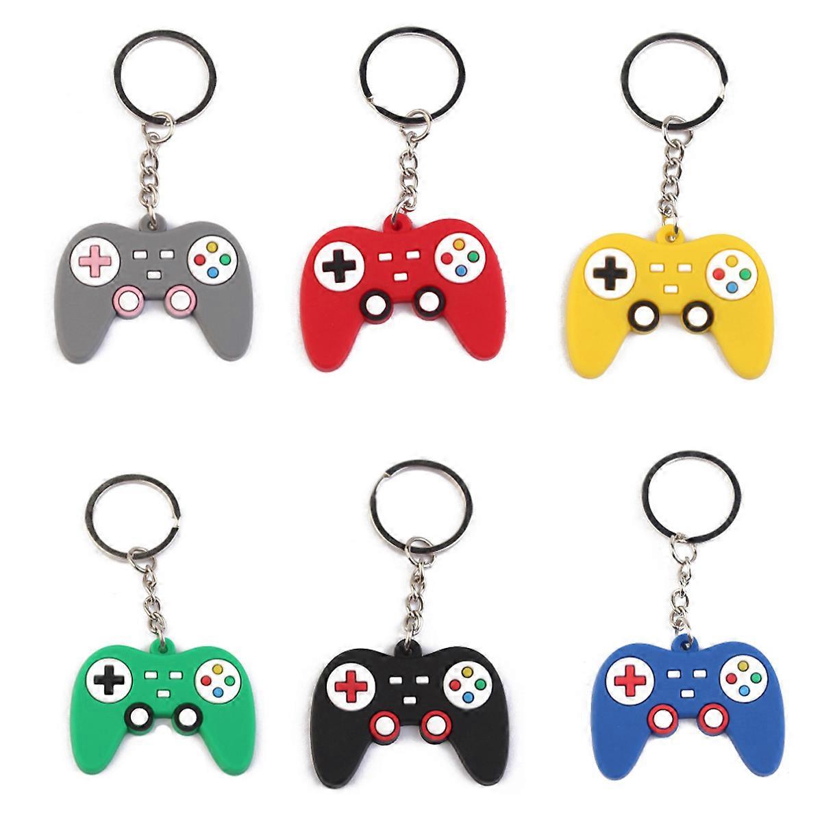 Resin Gamepad Keychains Creative Gamer Charms