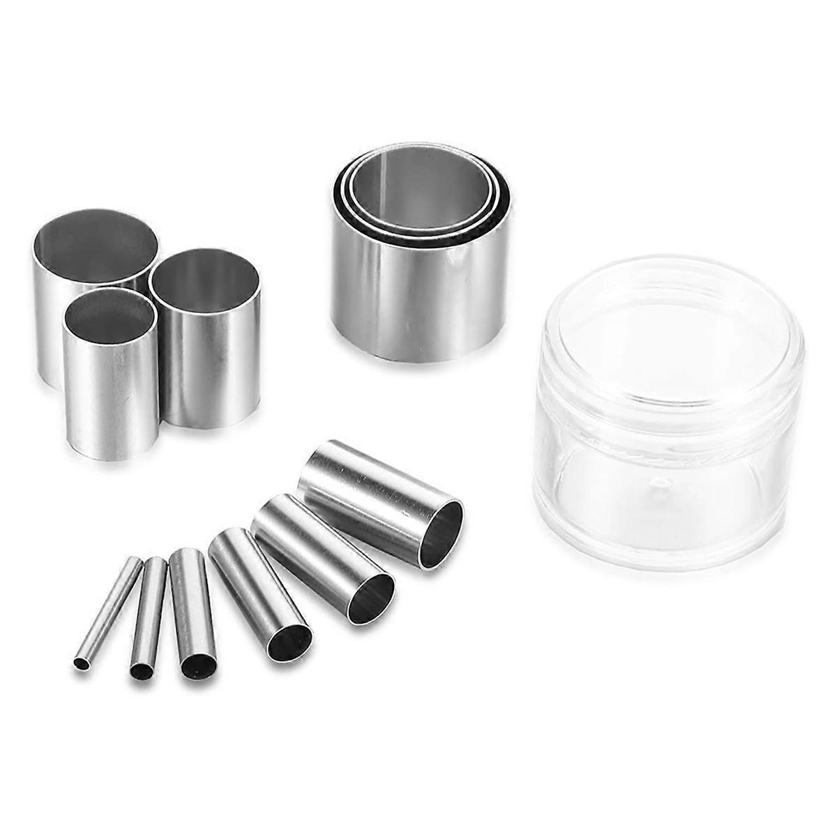 12 Pieces Circle Cutter Hole Hollow Punch Cutter Set Ceramic Dot