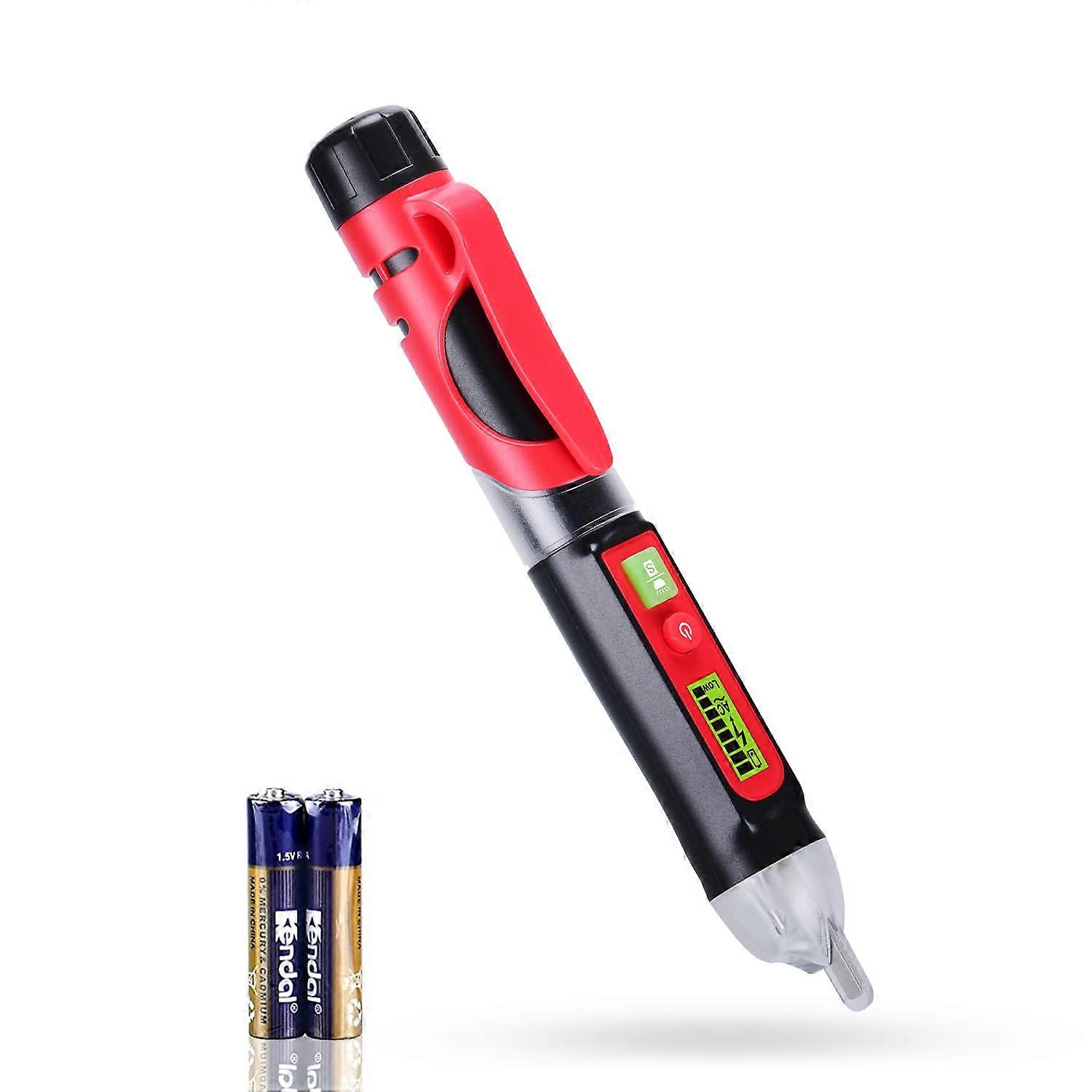 Non-Contact Dual Range Voltage Detector Pen With Adjustable Sensitivity For AC Voltage Detection