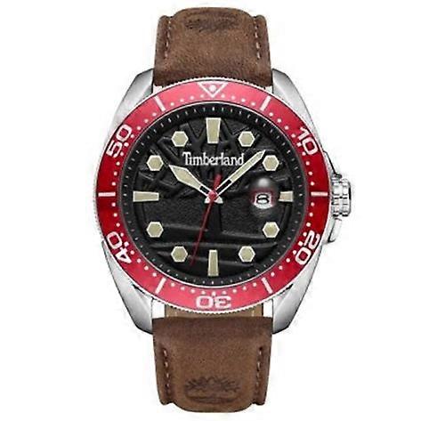 Timberland Carrigan Men's Analog-digital Quartz Watch Tdwgb2230602 – Silver Case, Brown Leather Strap