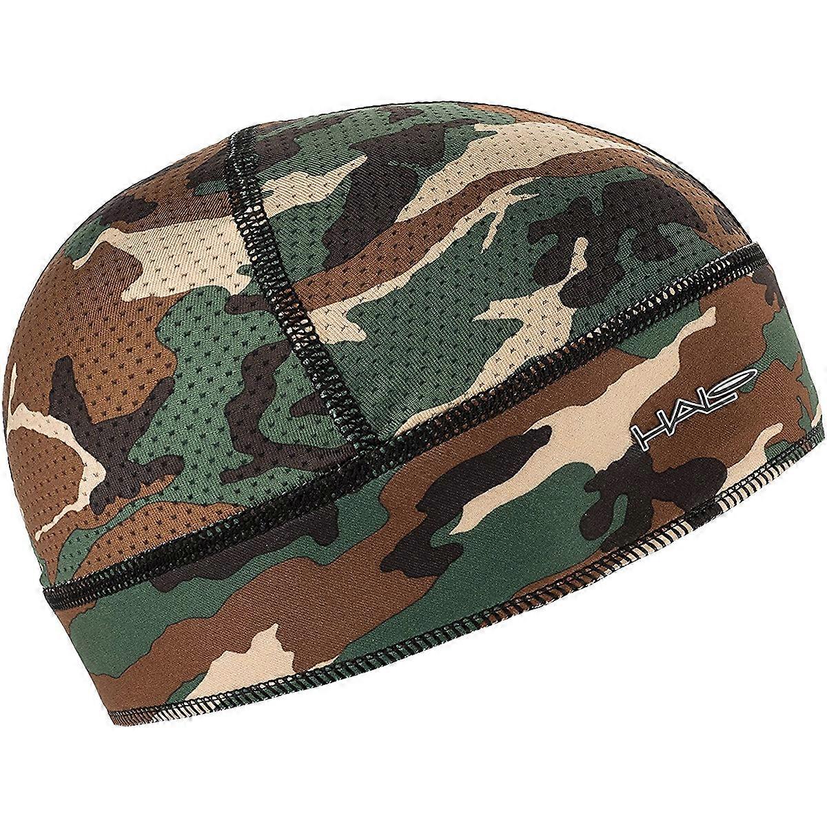 Halo Headband Skull Cap - Camo Green