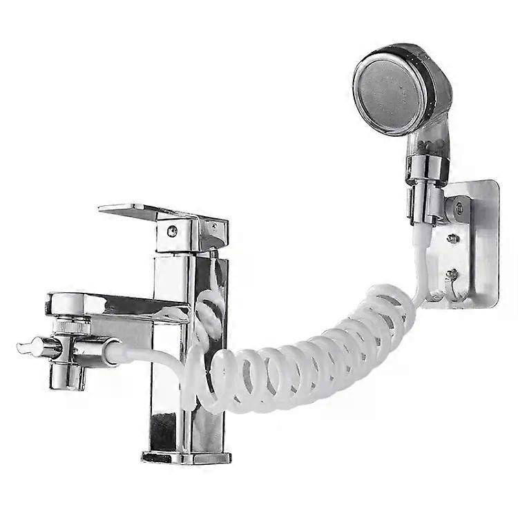 Retractable Hand Held Shampoo Faucet-External Shower by