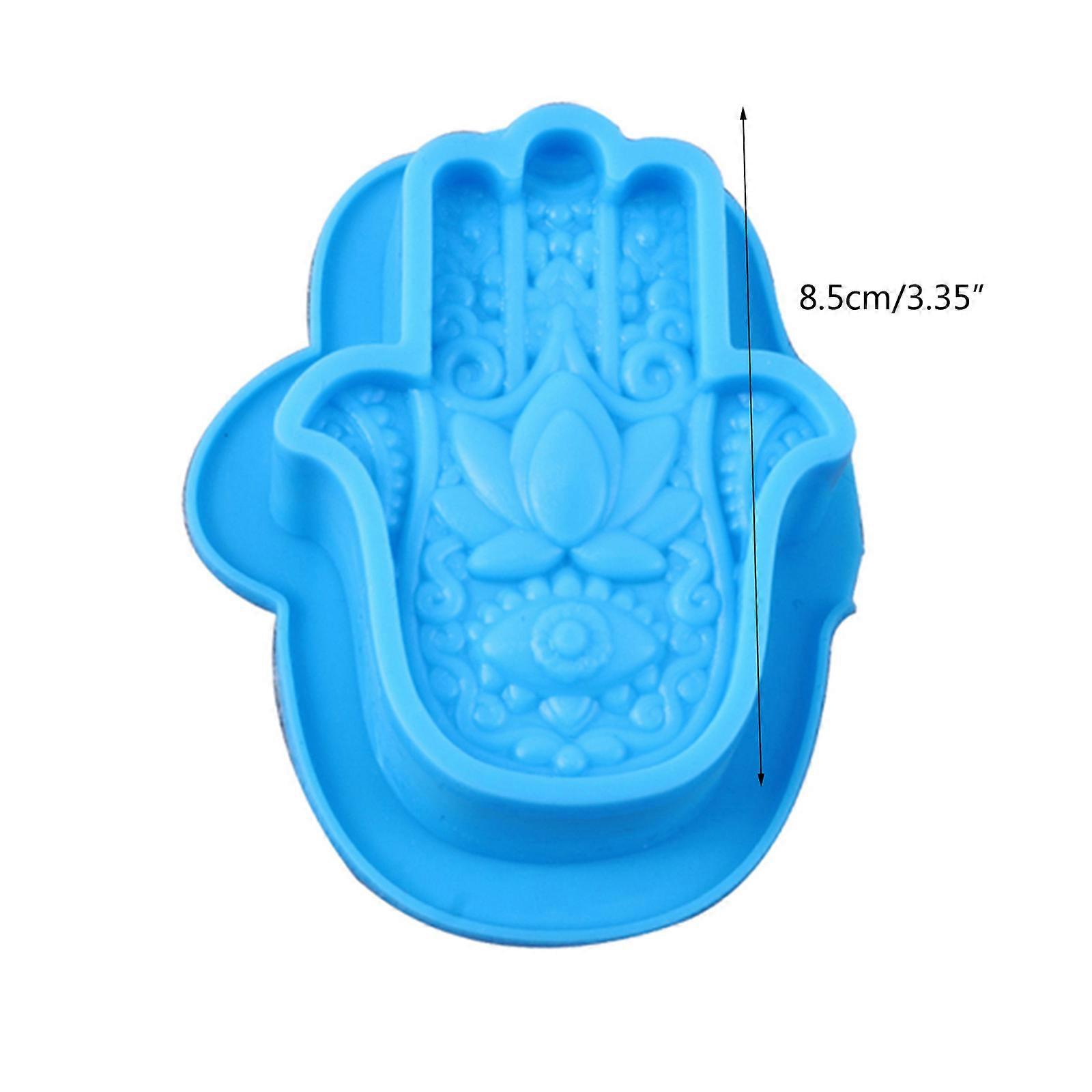 Fatima Eye of God Candle Molds Χριστουγεννιάτικα δώρα γενεθλίων για φίλους Οικογένεια Fatima Eye of God Καλούπια κεριών Εύκολο να καθαριστεί Πράσινο μέντας