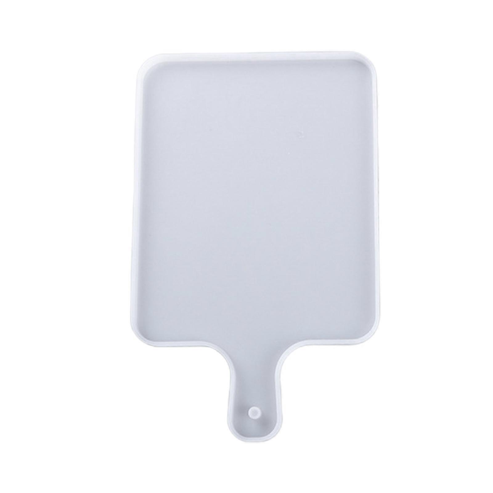 Fruit Tray with Handle Resin Mold Silicone Mould DIY Crafts Serving Board UV Epoxy Mold Handmade Coaster Resin Mold