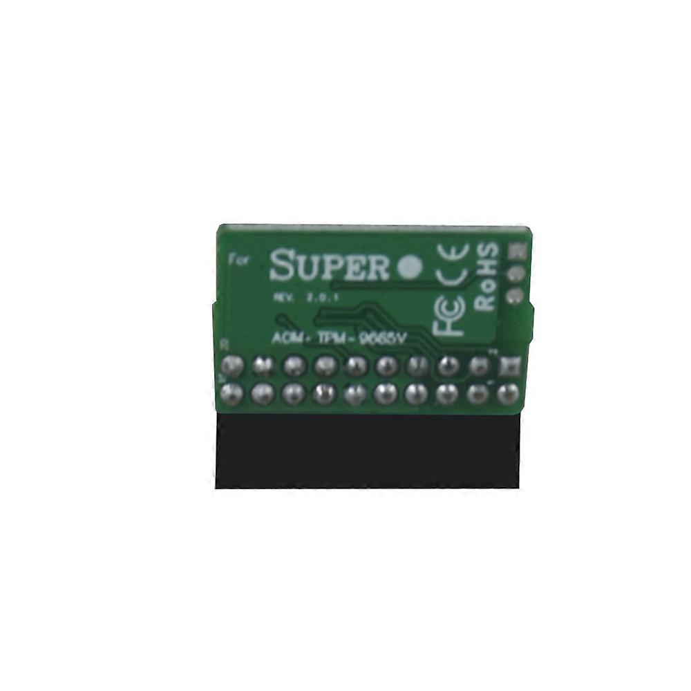 20Pin TPM 2.0 Module Vertrouwd Platform voor SuperMicro AOM-TPM-9665V/H TCG 2.0