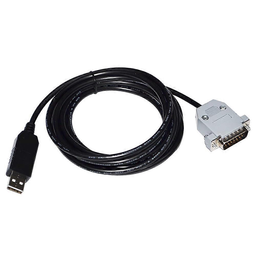 FT232RL USB to D-SUB 15 PIN DB15 Male Adapter RS232 Serial Communication Cable 5.0M/16.4FT