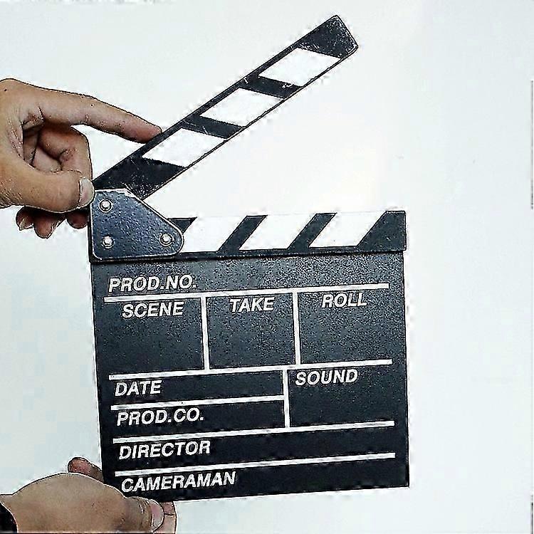 7.8x7.8 فيلم فيلم التصفيق المجلس الخشبي فيلم اللوح فيلم كلابر لوح ، أبيض وأسود - 2025-ss