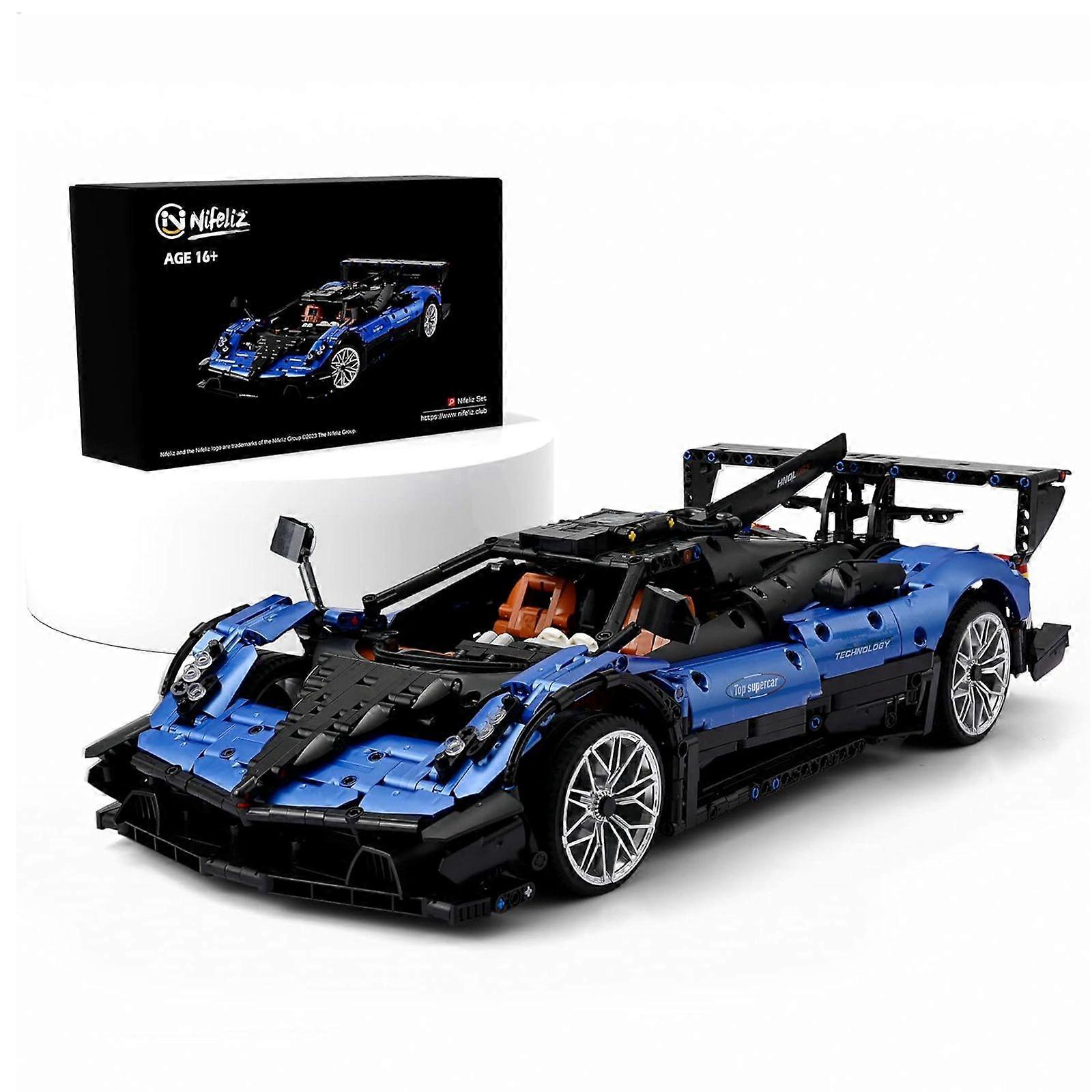 Nifeliz Pagani ZR 2289PCs Building Kit - 1:8 Scale Hypercar Model with Detailed V12 Engine, Collector's Edition for Adults 18+