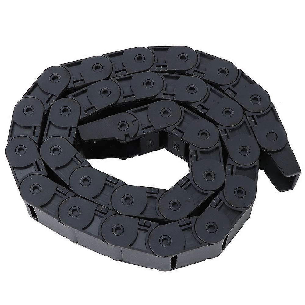 1 Meter Nylon Cable Drag Chain for 3D Printer and CNC Machine, Wear Resistant Tow Chain, 18x25mm Nylon Wire Carrier