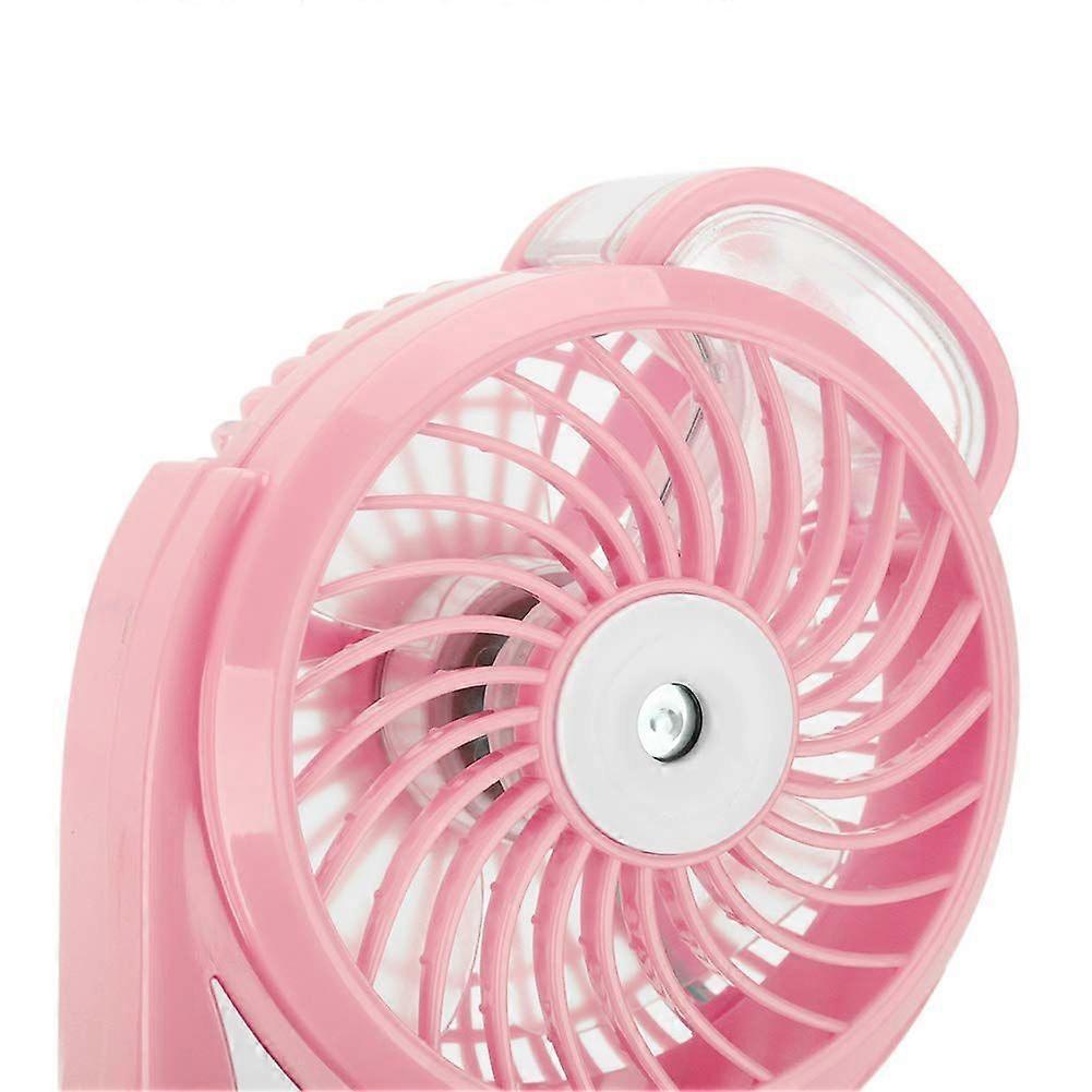 Portable Battery Powered USB Handheld Fan (Pink)