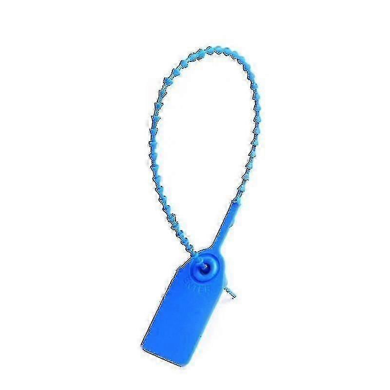 100pcs Pull Tight Security Seals Plastic Tamper Tags Self-locking Safety Disposable Numbered Zip Ties