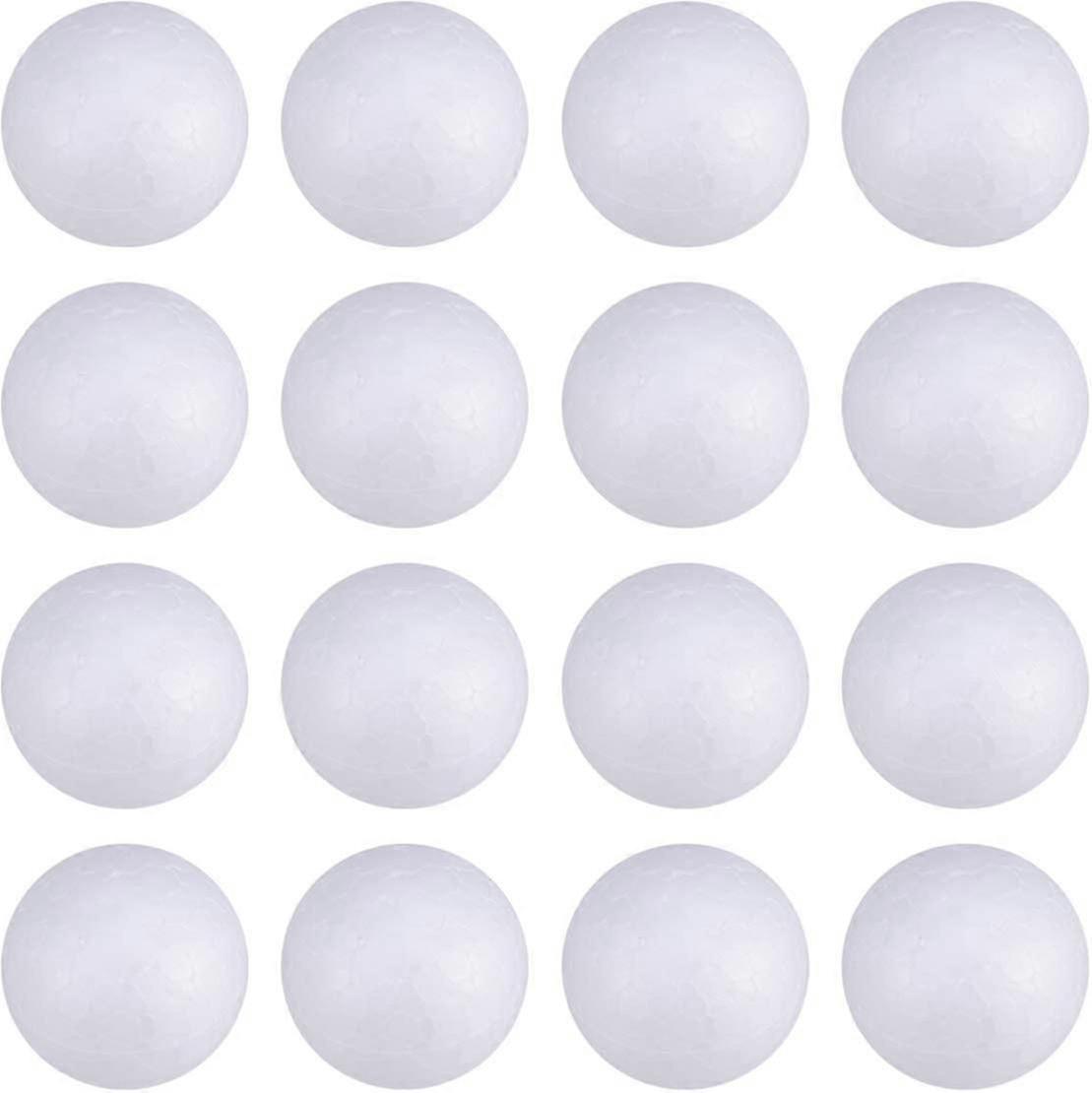 50pcs Craft Foam Ball Bulk Styrofoam Balls Christmas Foam Balls for Wedding Decor Science Modeling School Projects (Solid 5cm)