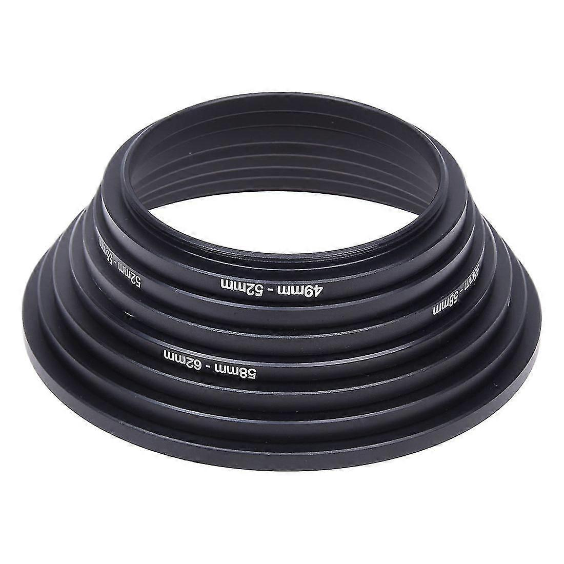 49mm 52mm 55mm 58mm 62mm 67mm 72mm 77mm Metal Camera Lens Filter Stepping Step up Rings Lens Hood A