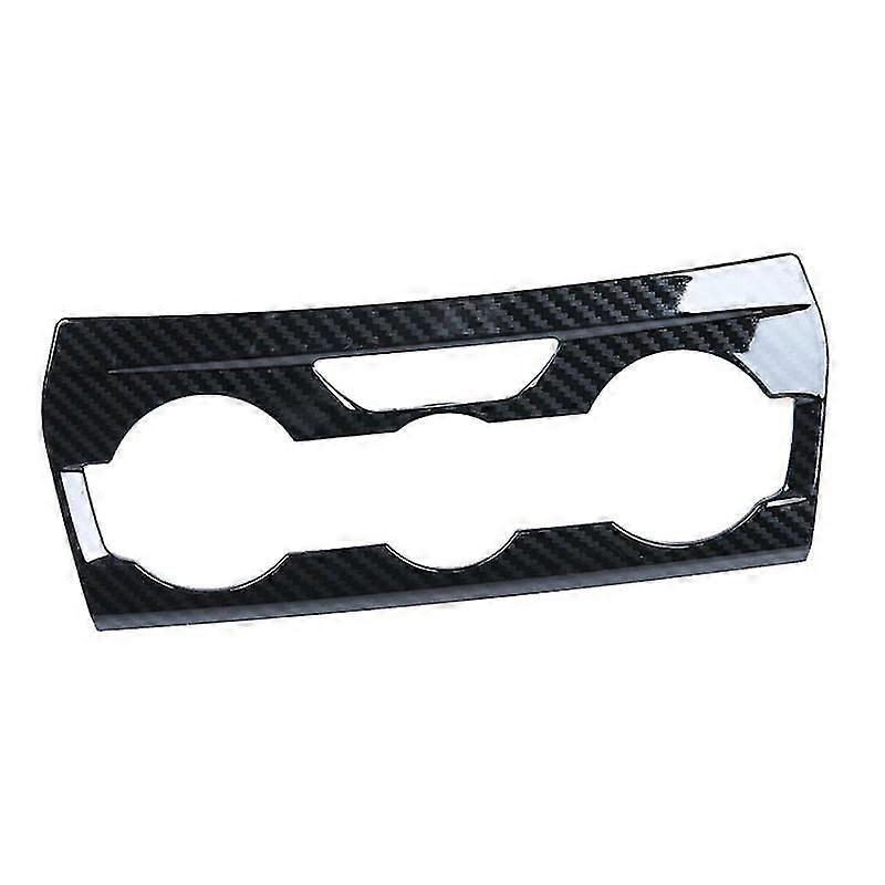 Carbon Fiber Console Dashboard Panel Air Condition Switch Cover Trim for XV Crosstrek 2018-2020