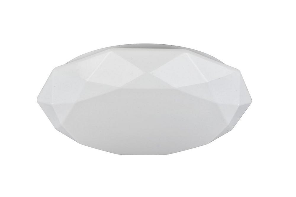 Crystallize Integrated LED Flush Ceiling Lamp White