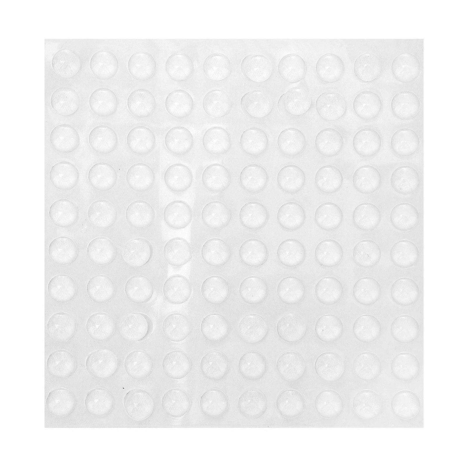 100Pcs Bump Dots for Visually Impaired Clear Adhesive Bumper Pads Self-Adhesive Bumpers Particles