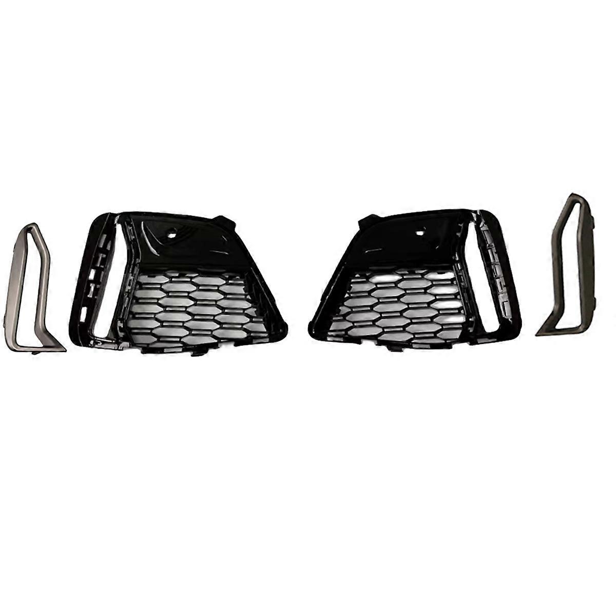 Fog Light Grill Cover Side Air Vent Intake Frame Grille Trim Mesh for M340i 330i 3-Series G20 G21 G2