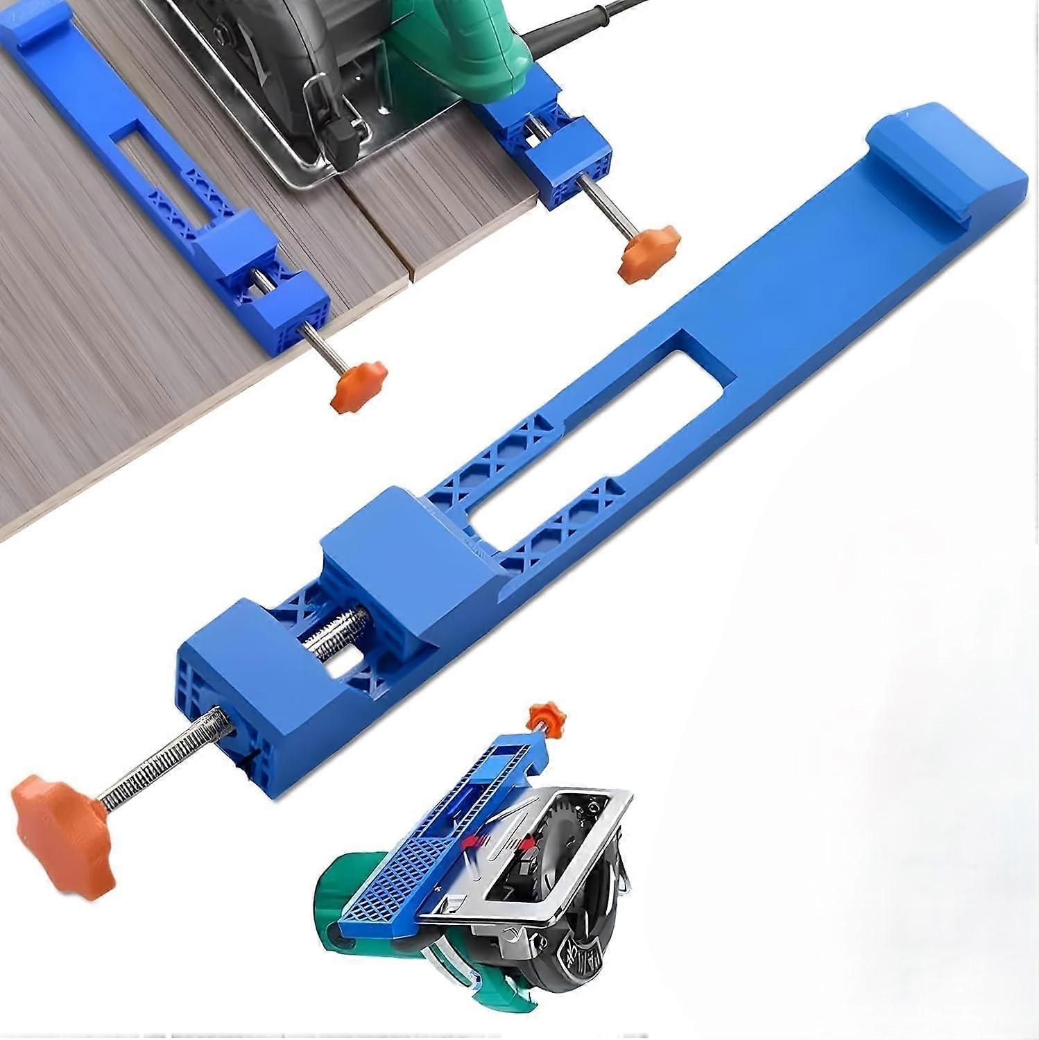 Adjustable Cutting Base Guide for Circular Saw, Precision Guide with Clamp, Fits 4 - 6 Inch Bases