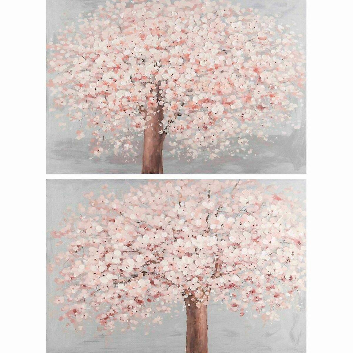 Canvas DKD Home Decor Pinewood Canvas 120 x 3,5 x 80 cm