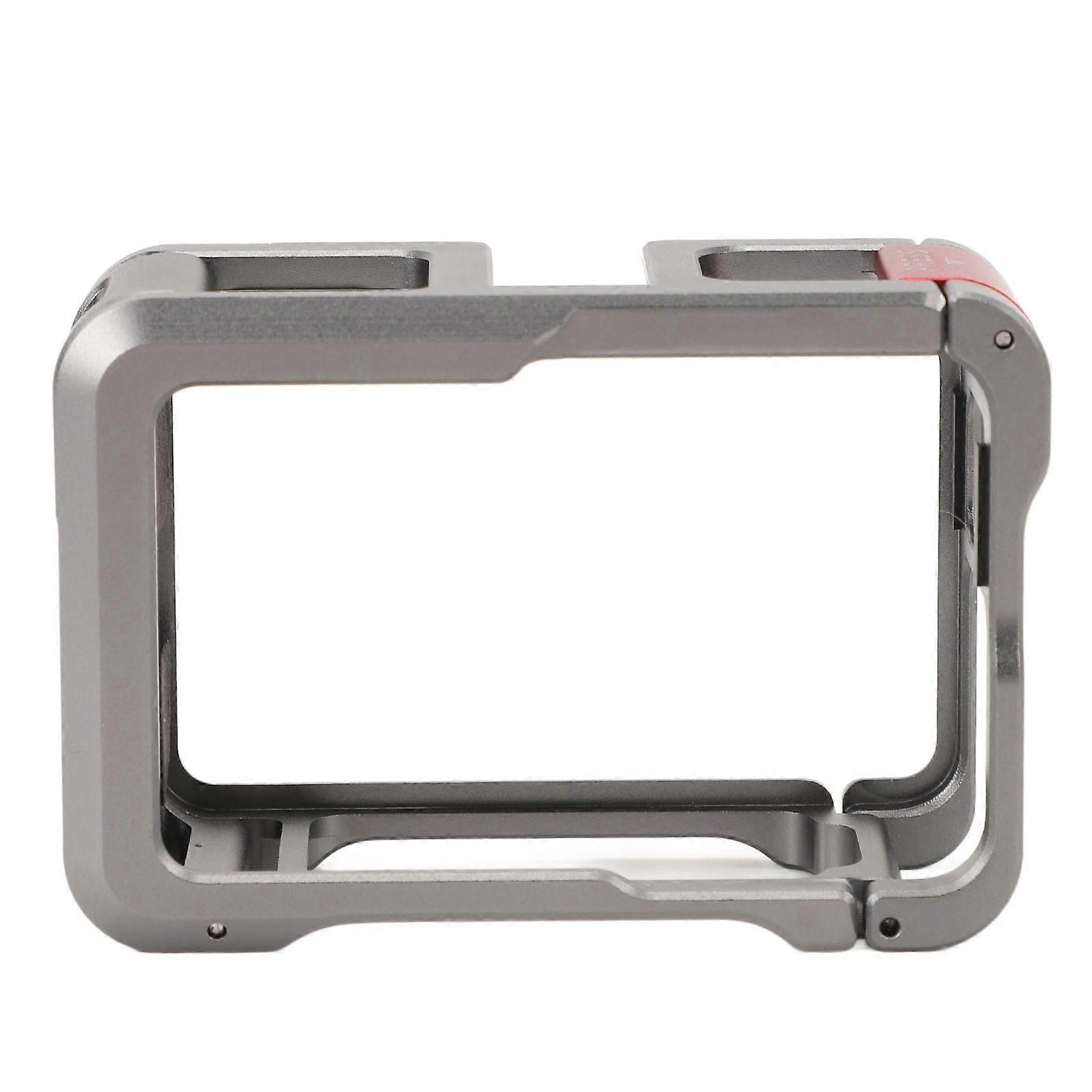 Action Camera Protective Frame, Aluminum Alloy Quick Release Cage for OSMO Action 3/4
