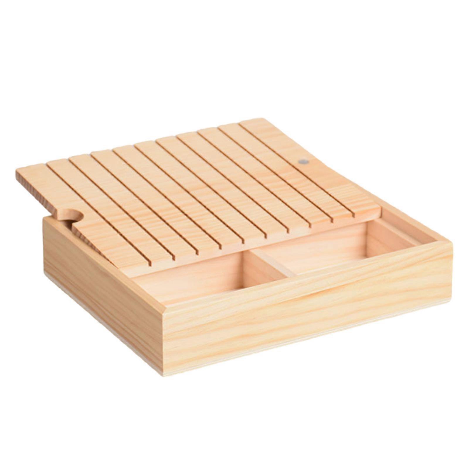 Contenitore multiuso in legno per accessori da cucito Organizer per gioielli e ricordi Scatola per l'organizzazione della casa