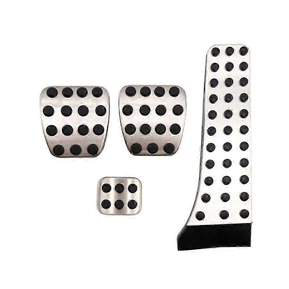 1 Set Car Pedals Modified Throttle Brake Rest Area Anti-Slip Pedal Decorative Accessories for C-Class