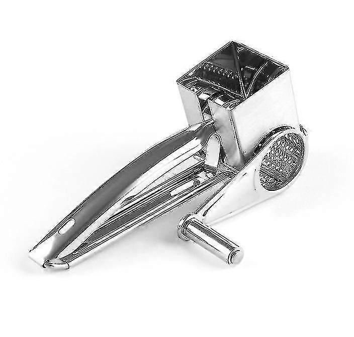 Roestvrijstalen kaasrasp, handbediende roterende kaasrasp