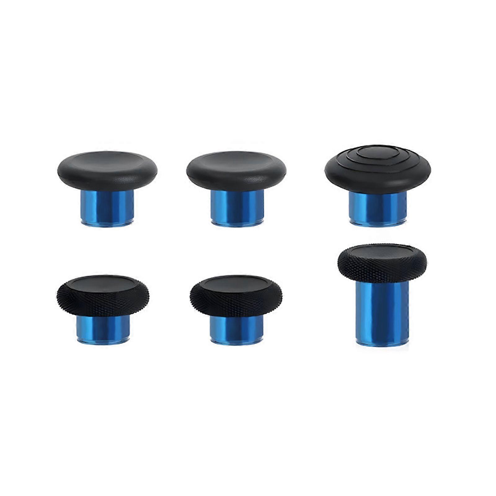 Thumbsticks Replacement Analog Stick Controller Metal Joystick for One Series 2 Thumb Button Grip Gaming Accessory blue red