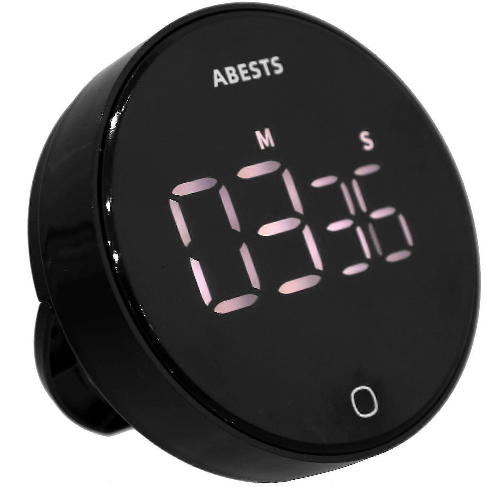 Rotation Electronic Timer Magnetic Digital Countdown Alarm Kitchen Timekeeper for Cooking Reading Fitness