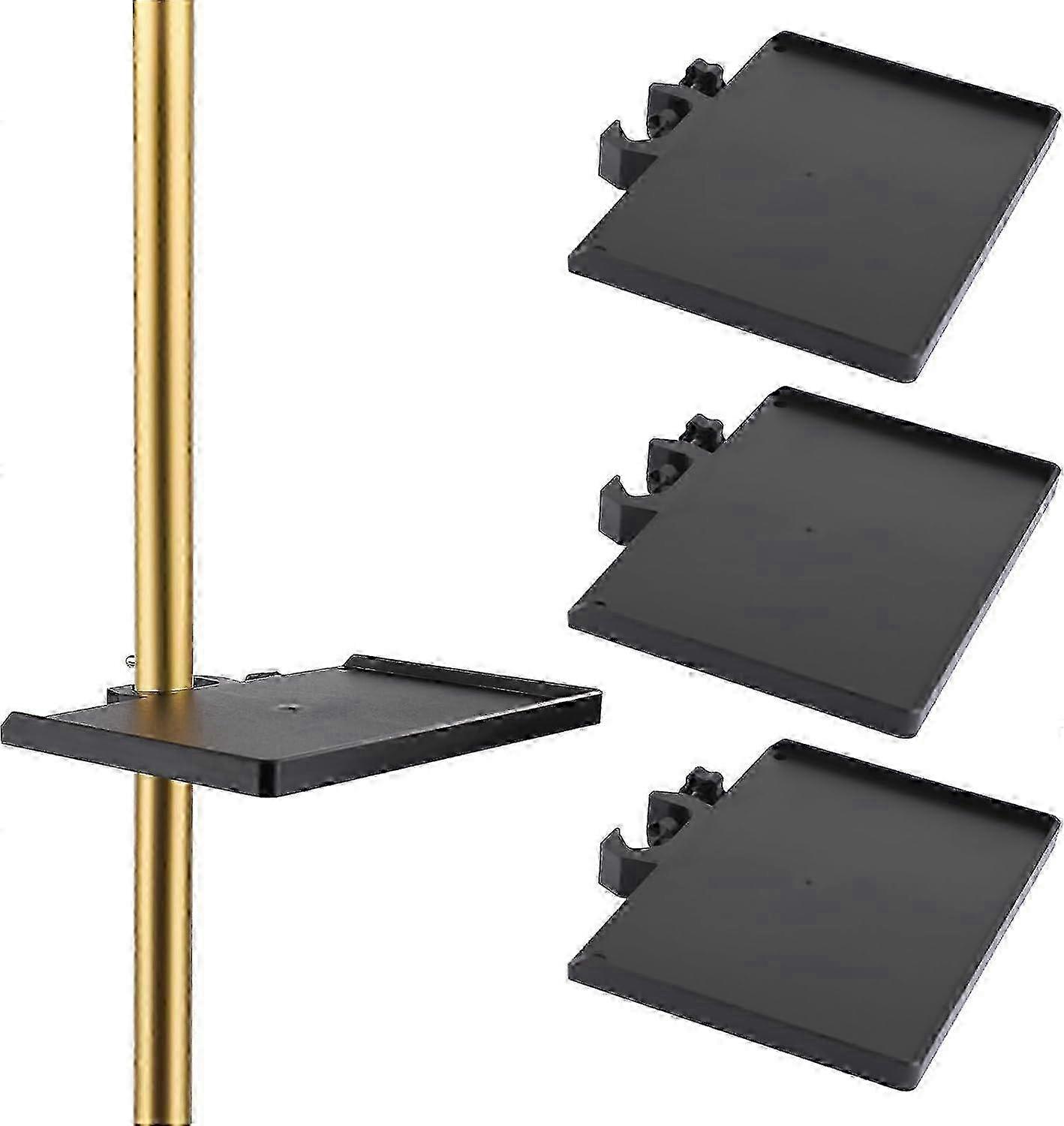 3pcsヘビーデューティーグローテントコーナーシェルフ、25mmまでのすべてのサイズに簡単に取り付けることができます