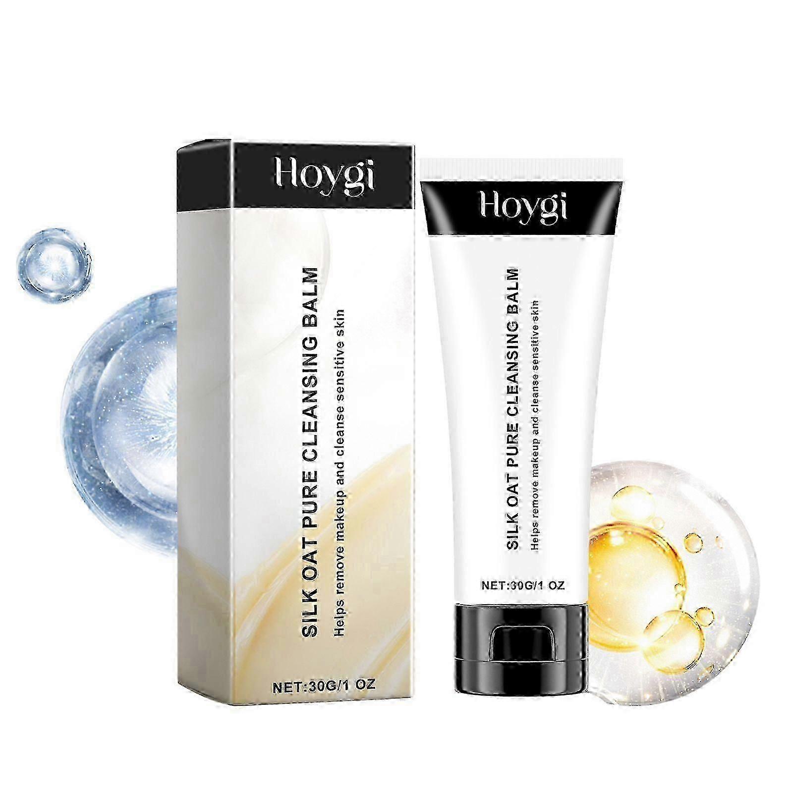 Hoygi Oats Facial Cleanser Gentle Cleansing Pores Moisturizing Facial Skin Moisturizing Refreshing Facial Cleanser