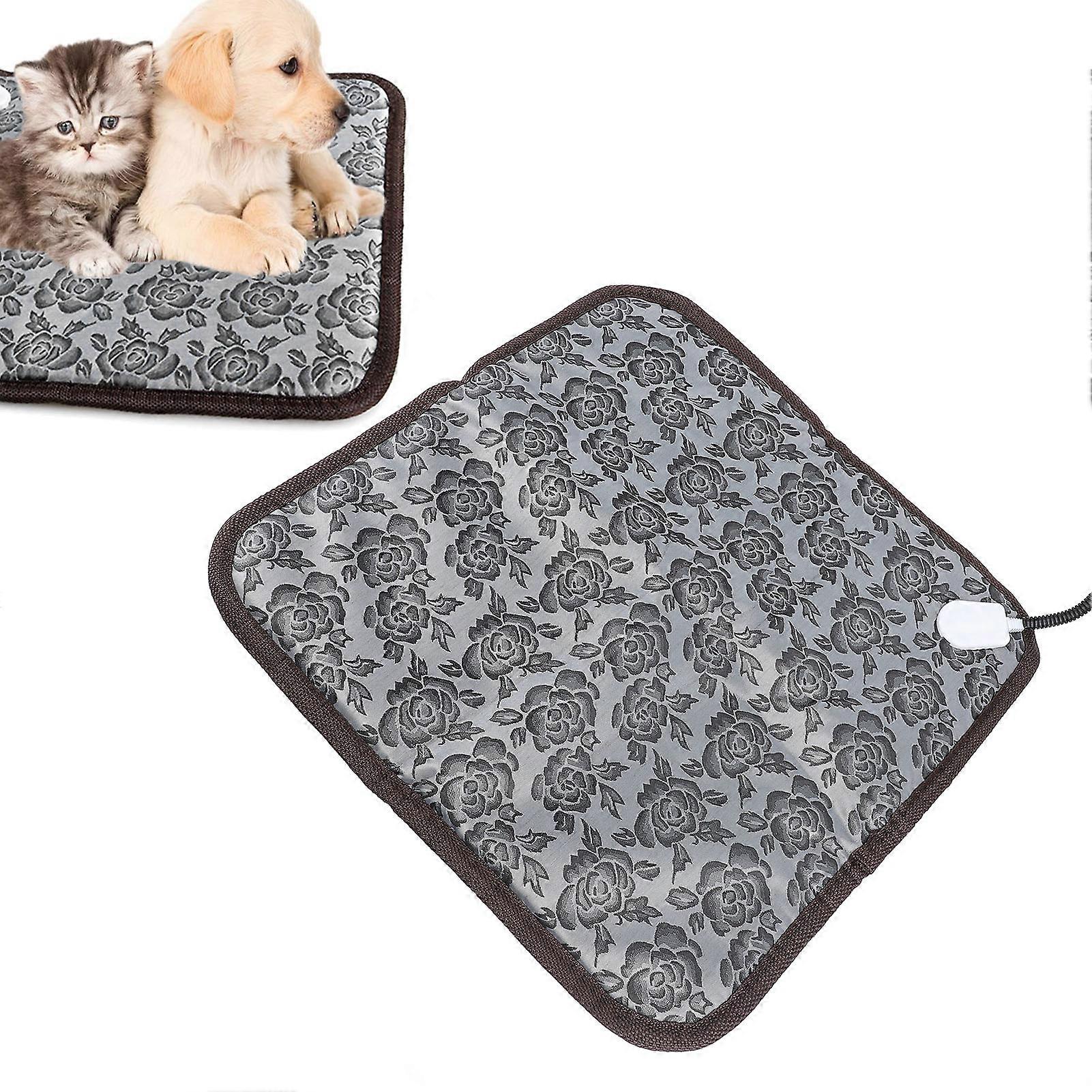 Electric Pet Heating Pad 45x45cm Adjustable 3 Temp 20W EU Plug