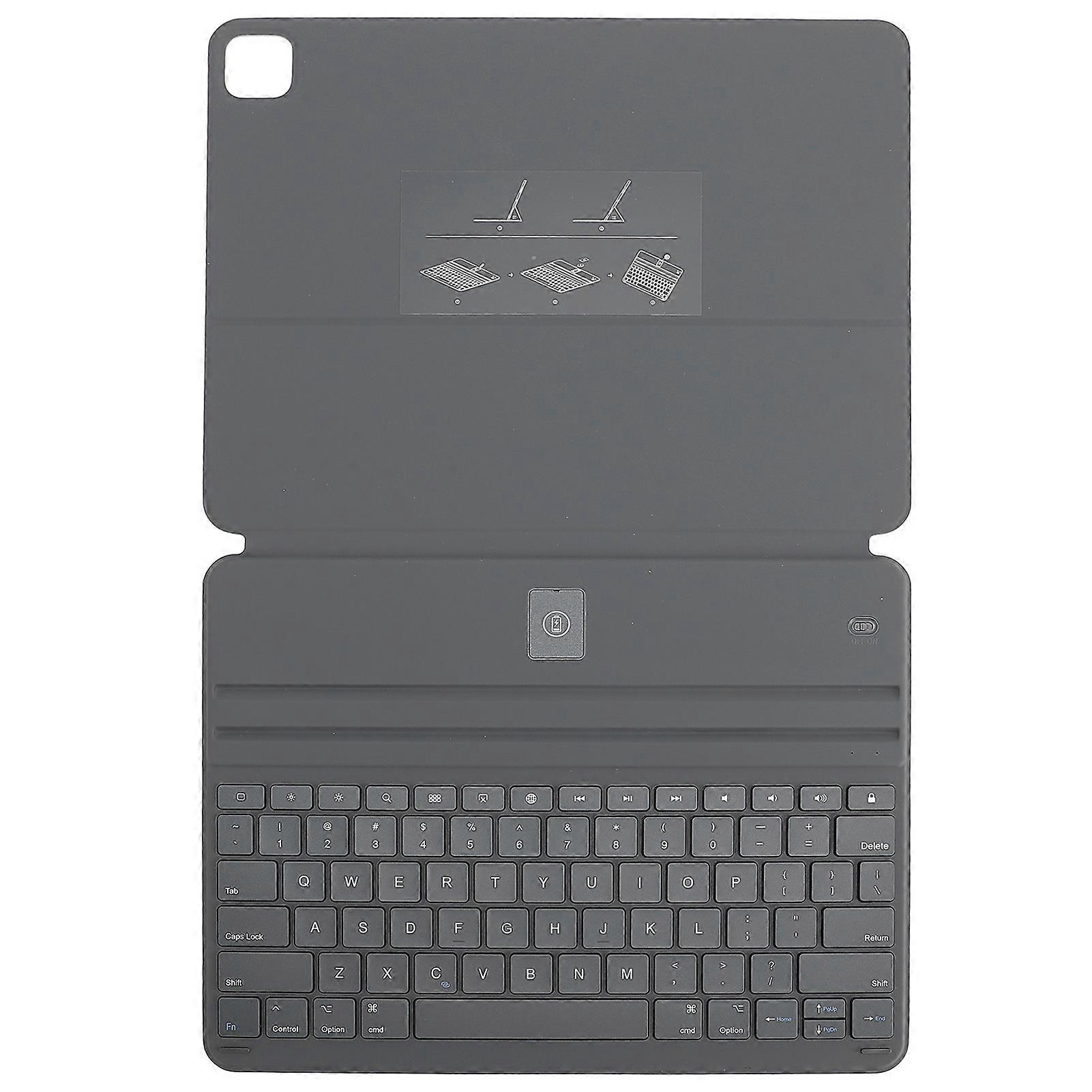 PU Leather Magnetic Wireless Bluetooth Keyboard Case for Pro 12.9 2018-2022 Models