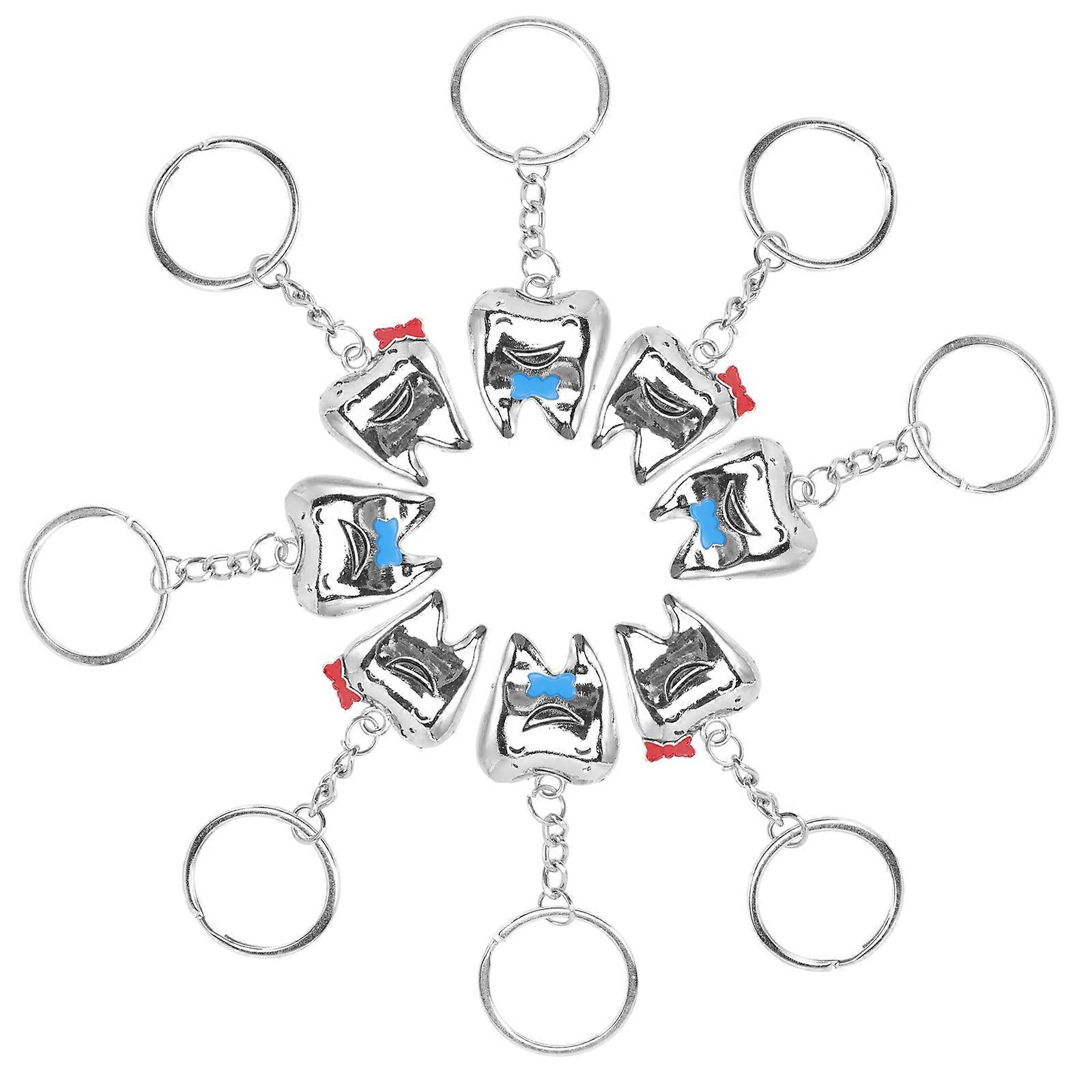 Fun Tooth Key Ring for Stylish Looks, Easily to Bags and Keys, Robust Design