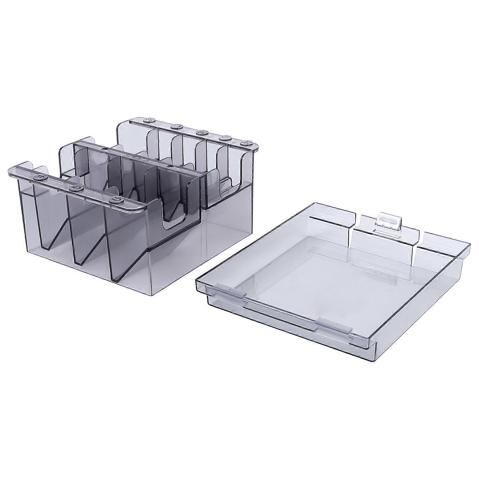 1pc Plastic Desktop Storage Box for Barbershop Comb Container