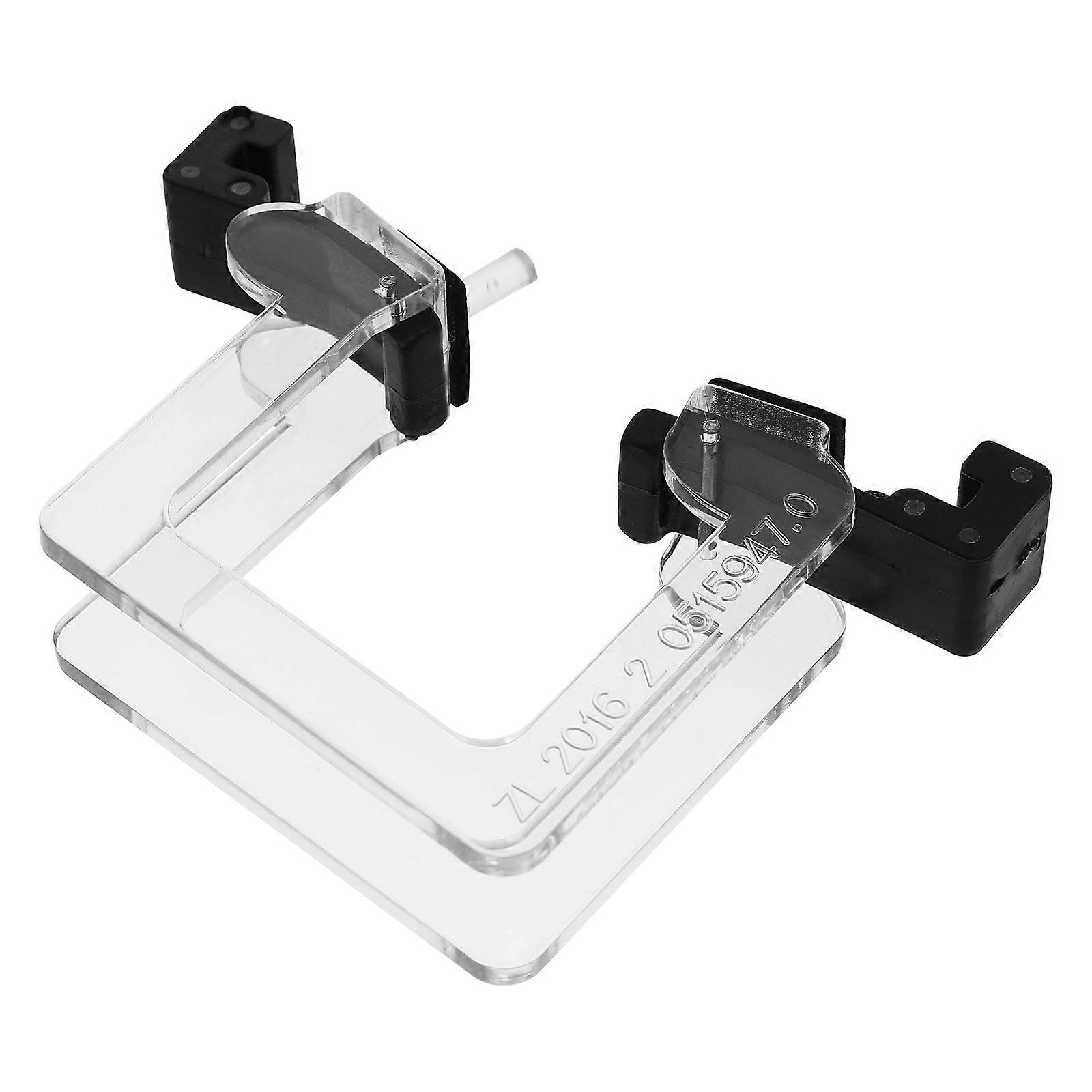 Violin Bow Collimator Practice Straightener Made of Acrylic Silver Color for Beginners 1pc