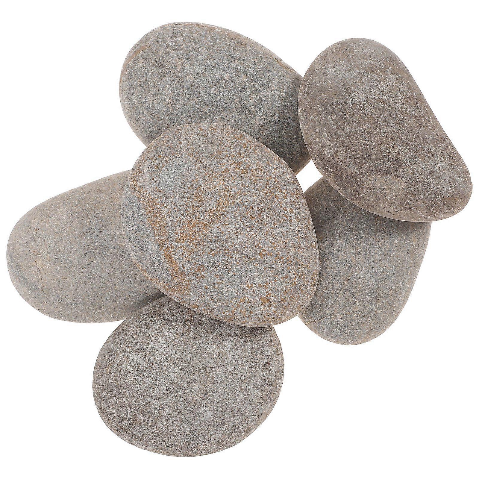Diy Color Drawing Stones Set Natural Assorted Pebbles For Creative Painting, Art Projects, Landscaping And Fish Tanks Ready To Use