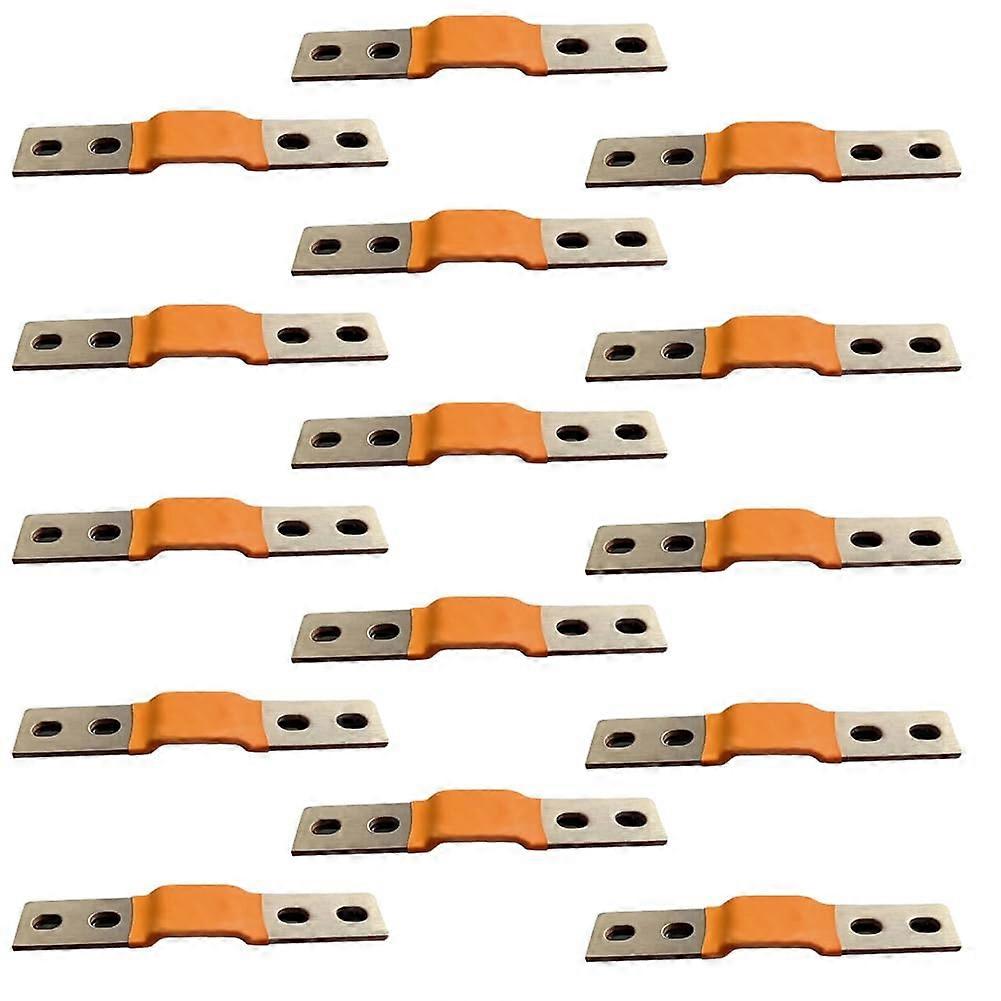Copper Foil Lithium Battery Connector - Soft Copper Foil with 56 Screw Hole Spacing and 6x4 Hole Design for Enhanced Compatibility